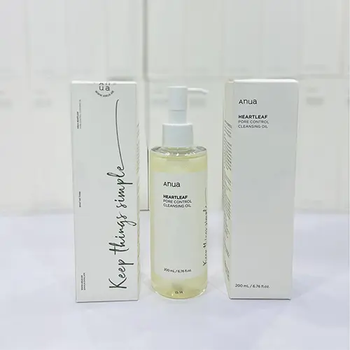 روغن پاک کننده آنوا مدل Heartleaf حجم ۲۰۰ میل مناسب انواع پوست